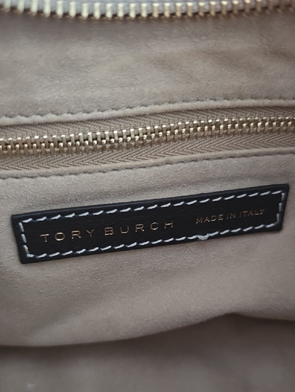 Tory Burch 151 Mercer Studded Suede Crescent Shoulder Bag - Picture 4 of 5